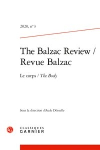 Revue Balzac N° 3/2020 Le corps