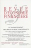  AEFR - Revue d'économie financière N° 151, 3e trimestre 2023 : Le financement des biens publics mondiaux.
