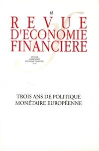 Trois ans de politique monétaire européenne