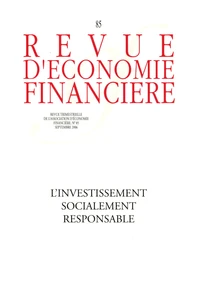 L'investissement socialement responsable