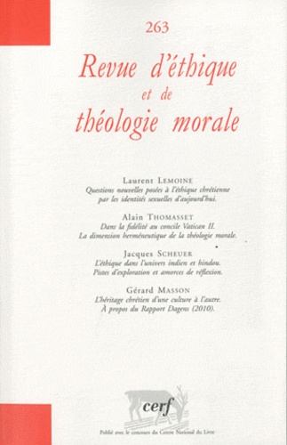 Eric de Clermont-Tonnerre - Revue d'éthique et de théologie morale N° 263 : .