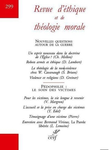 Revue d'éthique et de théologie morale N° 303, août 2019 Humanisme et éthique