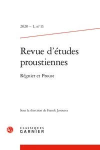 Régnier et Proust