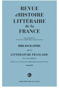 Bibliographie de la littérature française