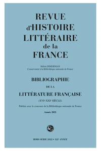 Bibliographie de la littérature française (XVIe-XXIe siècle)