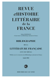 Bibliographie de la littérature française (XVIe-XXIe siècle)