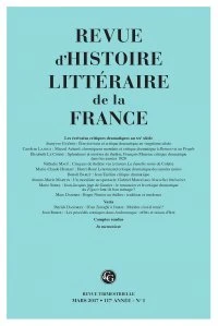 Les écrivains critiques dramatiques au XXe siècle