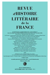 L'esprit français, un chapitre littéraire du "roman national" ?