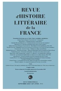 Formations d'écrivains au XIXe siècle