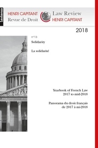  Lextenso éditions - Revue de Droit Henri Capitant N° 13/2018 : .
