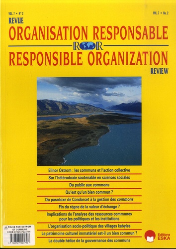 Revue de l'Organisation Responsable Volume 7 N° 2/2012