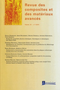 Jacques Renard - Revue des composites et des matériaux avancés Volume 25 N° 1, Janvier-mars 2015 : .