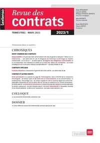 Alain Bénabent et Laurent Aynès - Revue des contrats N° 1, mars 2023 : .