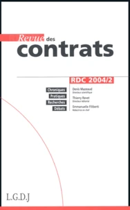 Revue des contrats N° 2, 2004