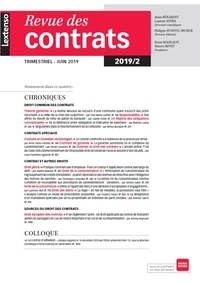 Alain Bénabent et Laurent Aynès - Revue des contrats N° 2, juin 2019 : .