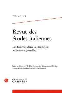 Les femmes dans la littérature italienne aujourd'hui