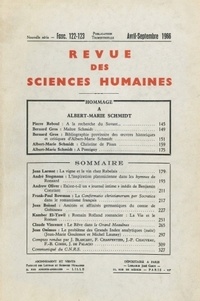  PU du Septentrion - Revue des Sciences Humaines N° 122-123, 4/1966 : .