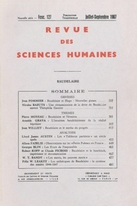  PU du Septentrion - Revue des Sciences Humaines N° 127, 7/1967 : .