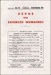  PU du Septentrion - Revue des Sciences Humaines N° 152, 10/1973 : .