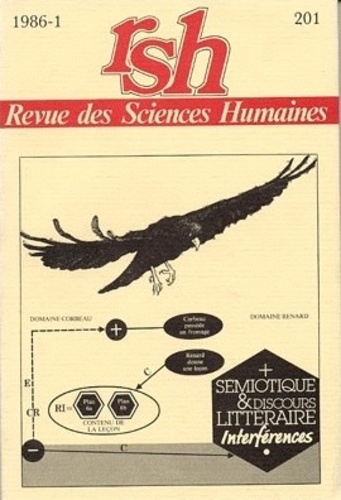 Leo H. Hoek - Revue des Sciences Humaines N° 201, 1/1986 : Sémiotique et discours littéraire.