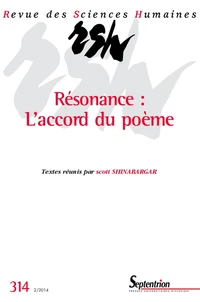 Résonance : l'accord du poème