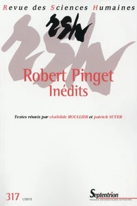 Robert Pinget inédits