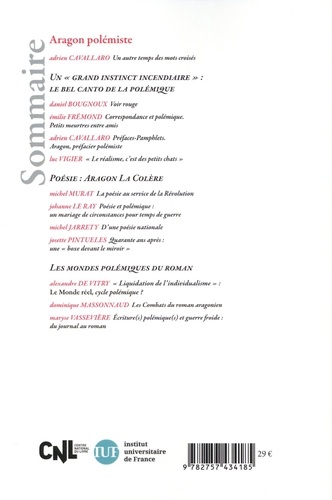 Revue des Sciences Humaines N° 343, 3/2021 Aragon polémiste