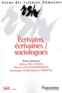 Ecrivains, écrivaines / sociologues