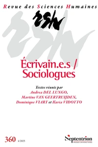 Ecrivain.e.s / Sociologues