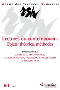 Lectures du contemporain