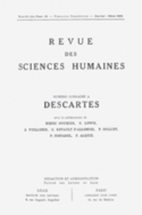 PU du Septentrion - Revue des Sciences Humaines N° 61, 1/1951 : .