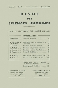  PU du Septentrion - Revue des Sciences Humaines N° 85, 1/1957 : .