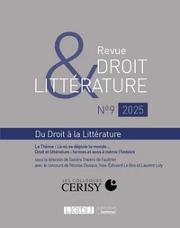 Revue Droit & Littérature N° 9/2025