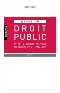 Yves Gaudemet - Revue du droit public et de la science politique en France et à l'étranger N° 2, mars-avril 2022 : .