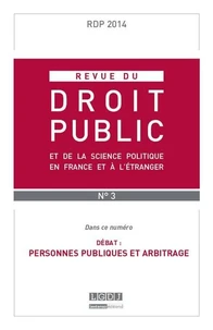 Personnes publiques et arbitrage