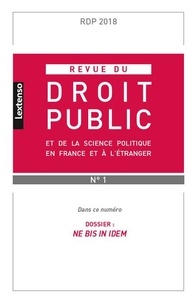  LGDJ - Revue du droit public N° 1-2 : .