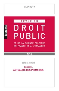 Revue du droit public N° 3-2