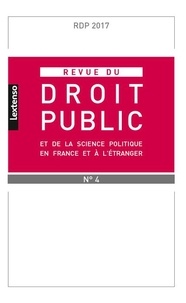  LGDJ - Revue du droit public N° 4-2 : .