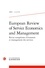 Revue européenne d'économie et management des services N° 12, 2021-2