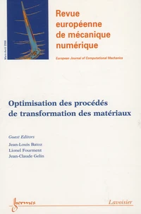 Optimisation des procédés de transformation des matériaux