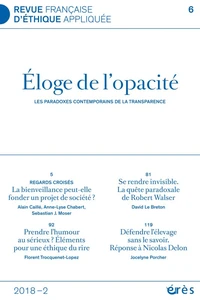 Eloge de l'opacité