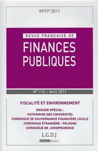 Fiscalité et environnement
