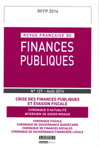 Crise des finances publiques et évasion fiscale
