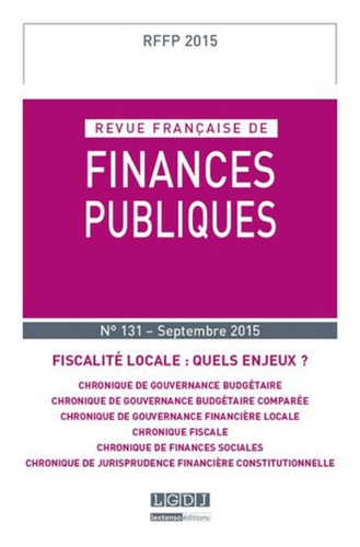  Collectif - Revue française de finances publiques N° 131 : .