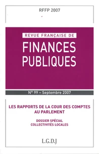 Les rapports de la Cour des comptes au Parlement