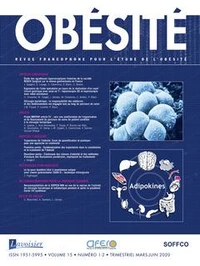 Revue francophone pour l'étude de l'obésité Volume 15 N°1-2, mars-juin 2020