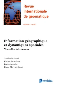 Information géographique et dynamiques spatiales