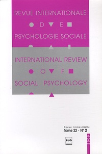 Gabriel Mugny - Revue Internationale de Psychologie Sociale N° 22-2, 2009 : .