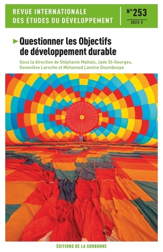 Revue internationale des études du développement N° 253/2023-3 Questionner les objectifs de développement durable