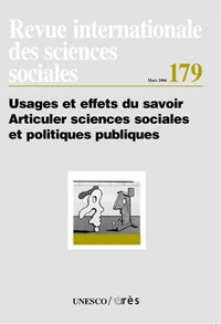 Usages et effets du savoir. Articuler sciences sociales et politiques publiques